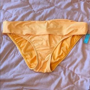 New Yellow Bikini Bottom Size 14